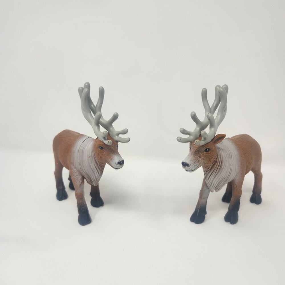 Bullseye Reindeer Animal Figurines (2)